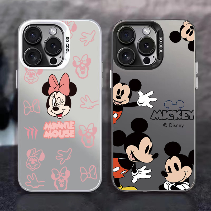 🔥เคสโทรศัพท์แอปเปิ้ล🔥ป้องกันการชนกันป้องกันสกปรก for IPhone17 16 11 12 13 14 15ProMax XS X XR 7 8 Plus มิกกี้เมาส์น่ารัก