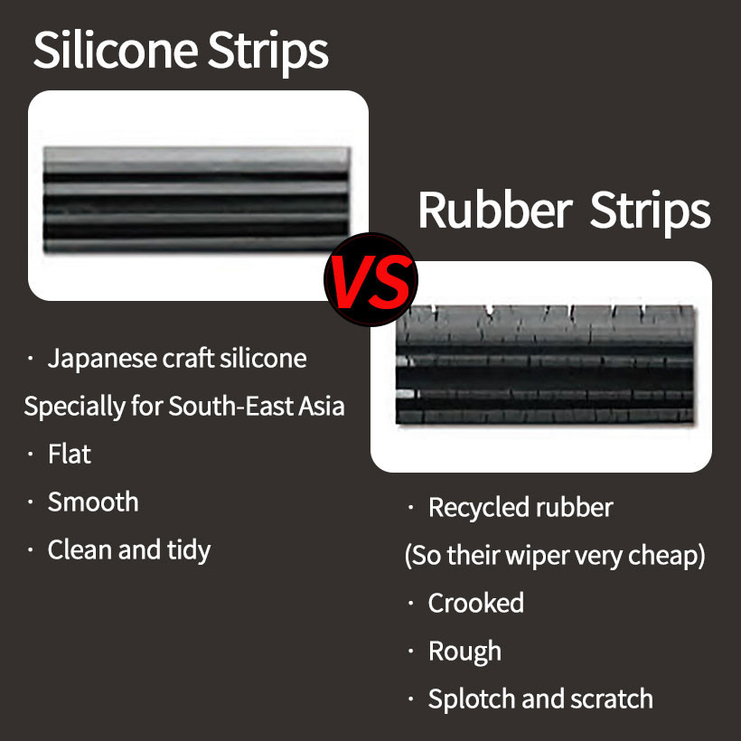 Mercedes-Benz S-class ที่ปัดน้ําฝน W220 W221 SLK-Class R170 R171 r172 ที่ปัดน้ําฝนซิลิโคน บล็อกใบปัดน้ําฝนด้านหน้า - รูปที่ 2