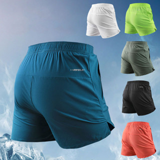 กางเกงขาสั้นผู้ชายแห้งเร็ว กางเกงขาสั้นระบายอากาศ กางเกงขาสั…