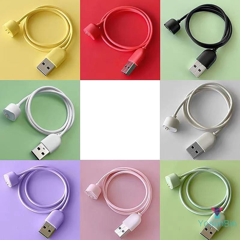 Yosunbin] สายชาร์จเร็วหลายสีเครื่องชาร์จนาฬิกาแม่เหล็กสําหรับ Mi Band 5 Smart Band สําหรับ Mi Band 7