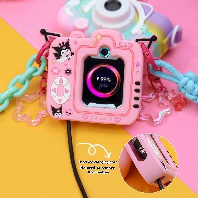 Kuromi กล้องรูปร่างจี้ Imoo Z1 Z2 Z5 Z6 Z7 imoo X10 แชสซีแขวนคอกรณี Imoo แชสซีซิลิโคนสายไฟป้องกันแชสซี