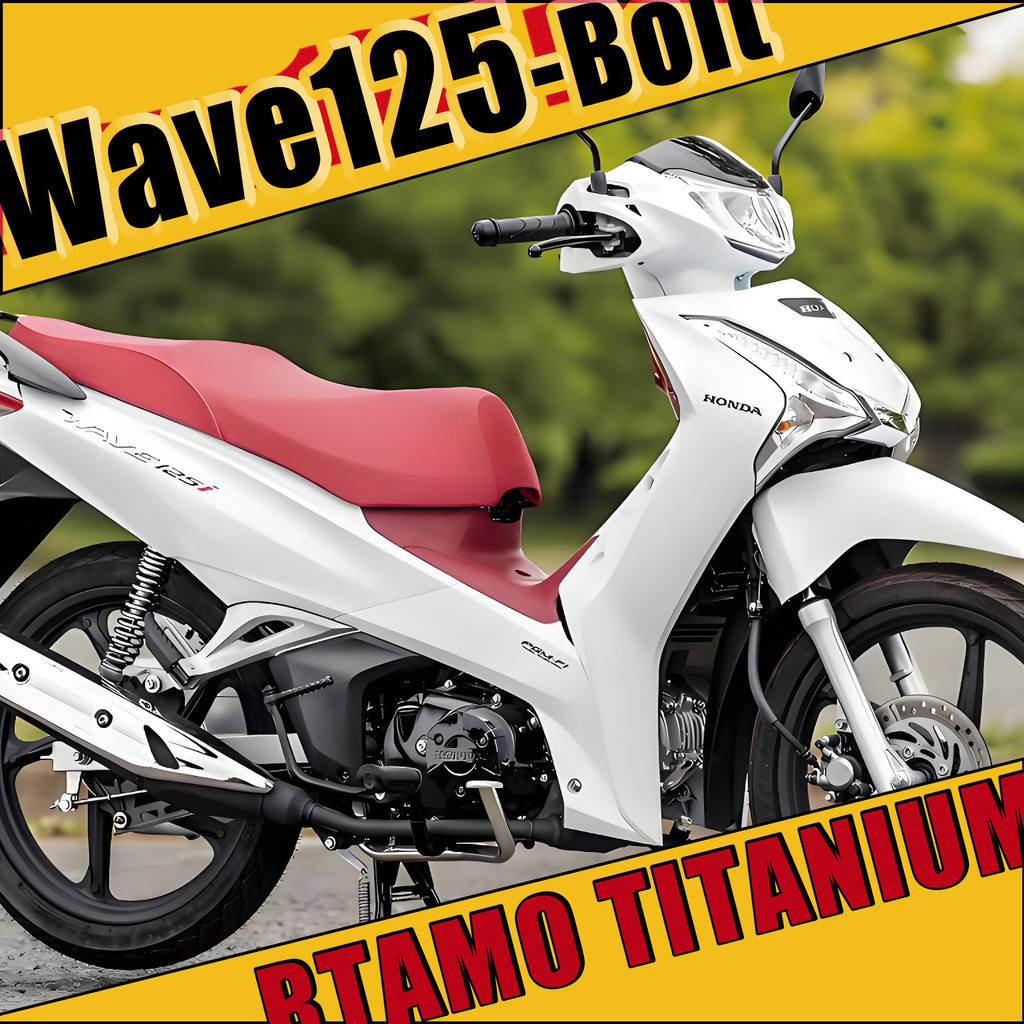 RTAMO Titanium Gr5 Wave125i Led ครบชุด 2017-2025 New Wave125i Full Set