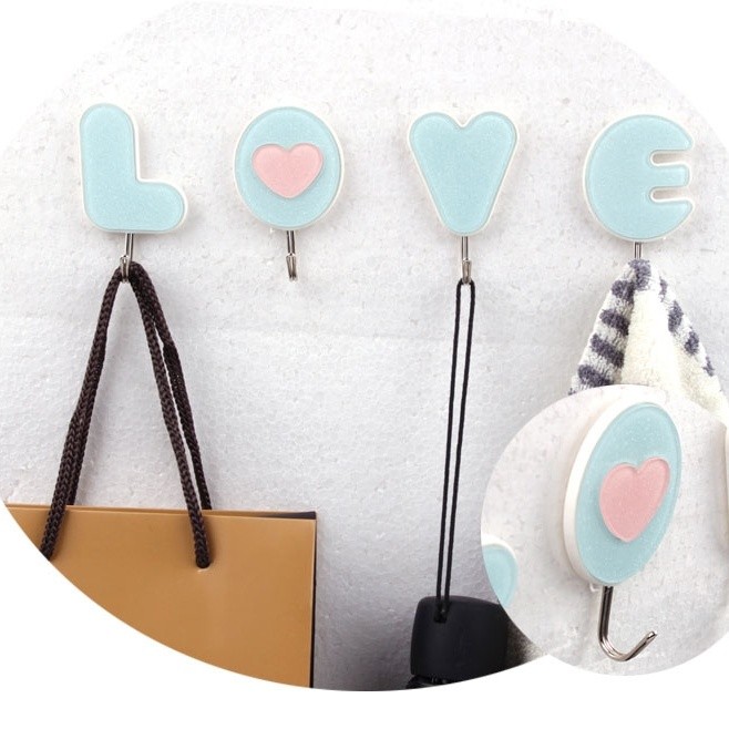 Hot Sale#Cartoon Sticky Hook Strong Adhesive No-Drill Heavy Duty Wall Hook for Door Behind Dormitory