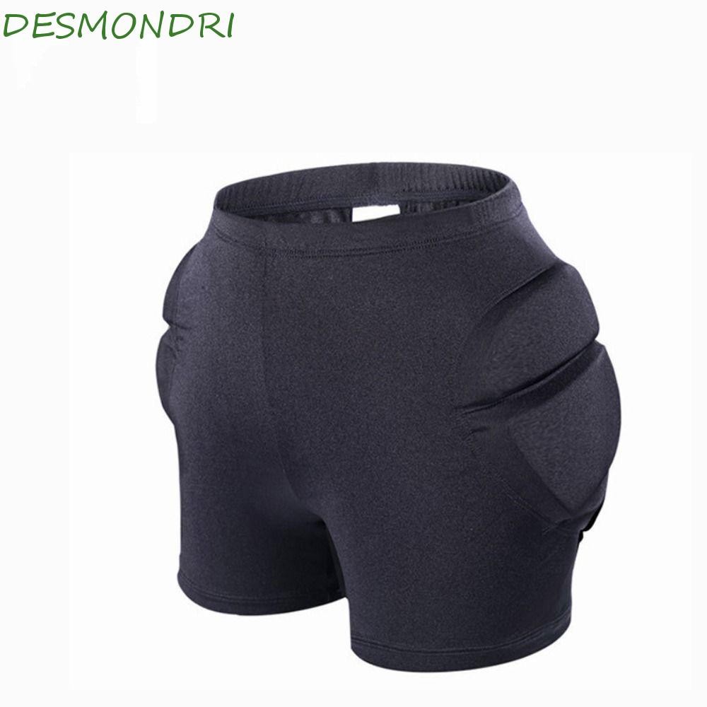 DESMONDRI รถจักรยานยนต์สะโพก Protector, EVA PE Motocross สะโพกเบาะกางเกงขาสั้น, Motorcross อุปกรณ์ป้องกัน Anti-drop สีดํา/Blue Hockey สโนว์บอร์ดสกี
