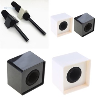 3C Universal Square ไมโครโฟนขาตั้ง ABS ไมโครโฟนโลโก้ทีวีธงแบ…