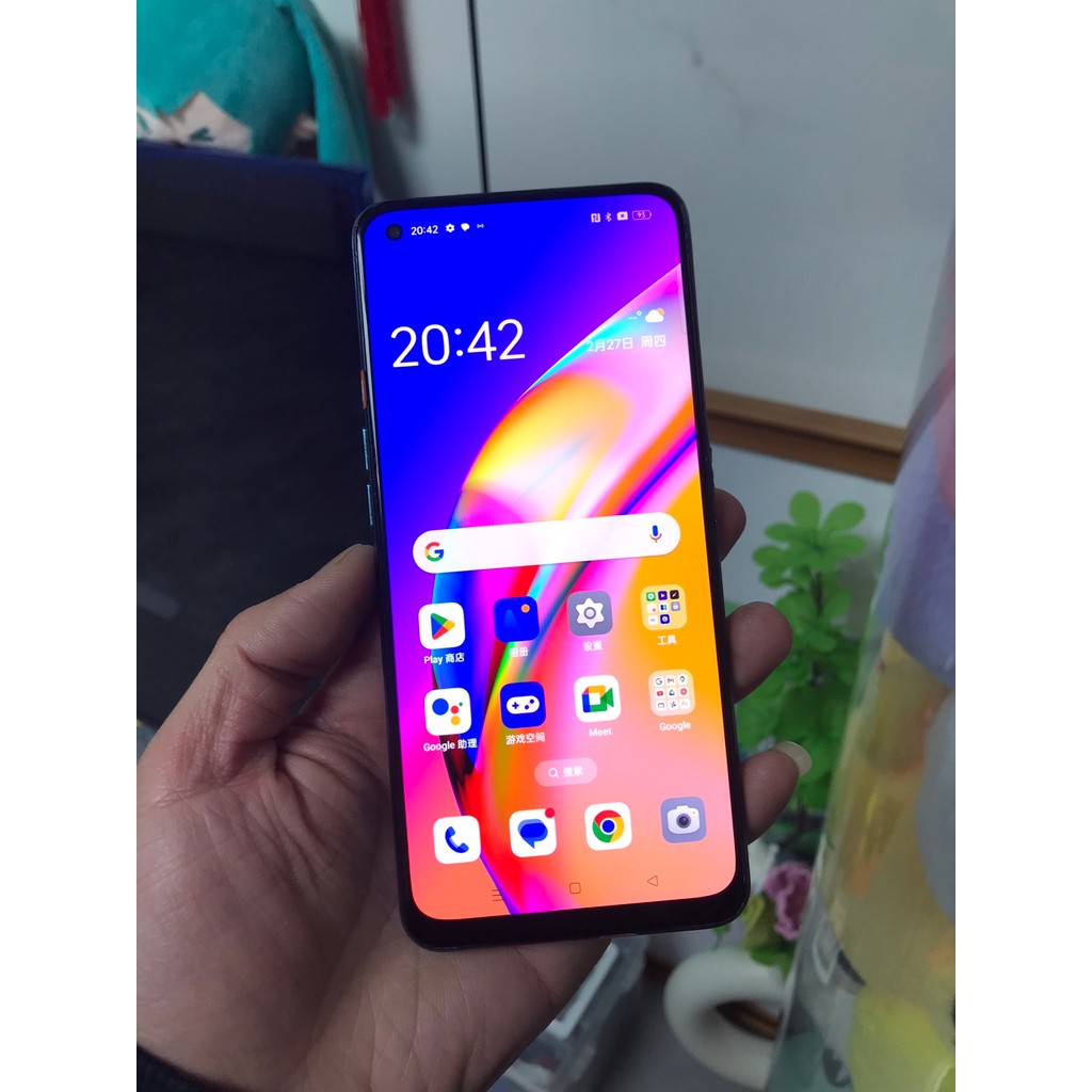 โทรศัพท์มือถือ OPPO A94 5G เวอร์ชันสากล NFC ของแท้ โทรศัพท์มือสอง