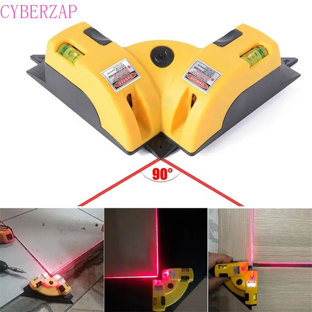 CYBERZAP ระดับเลเซอร์อินฟราเรด, Professional การวัดมุมขวา Ground Wire Instrument, คุณภาพสูงแนวตั้งแนวนอนสาย 90 องศา Laser Line Marker