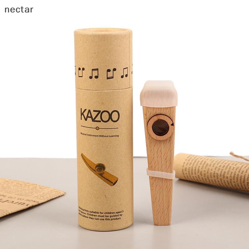 TAR 1 PC ไม้ Kazoo Kazoo ขลุ่ยไม้ Apanment เริ่มต้นขลุ่ยง่ายเรียนรู้และเล่นเครื่องมือ N