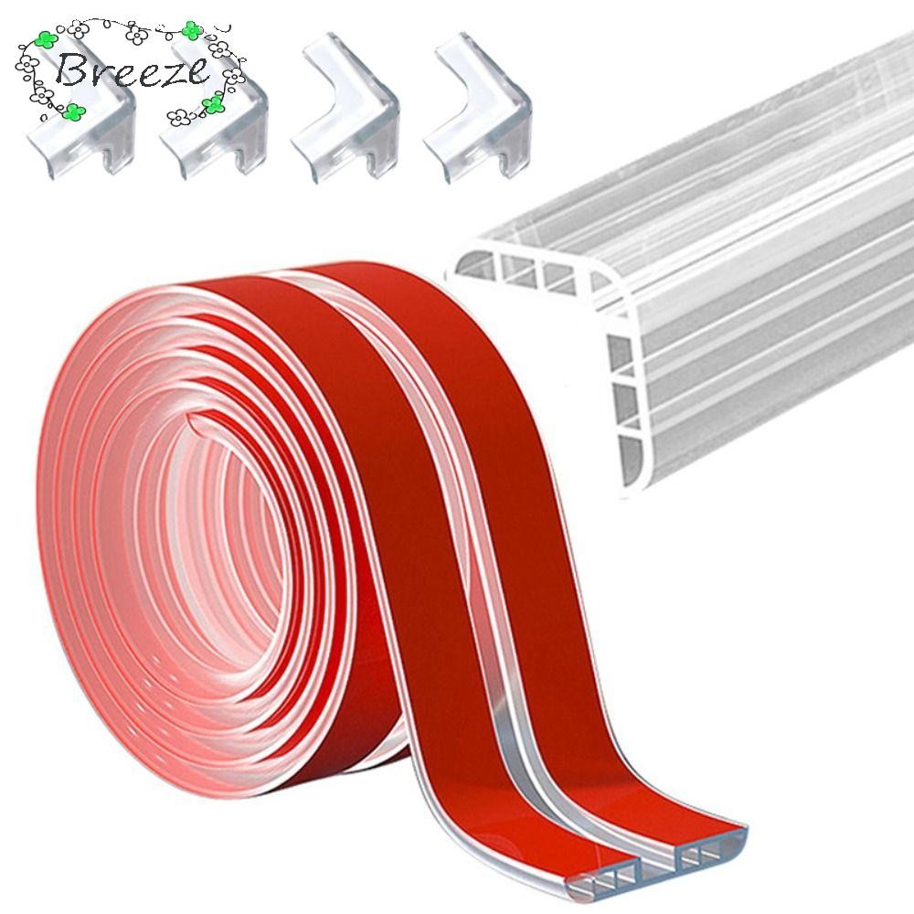 BREEZE Baby Proofing, Anti Collision Self กาวมุม Guard Strip, เด็กความปลอดภัยตู้ Soft Table Edge Protector