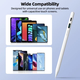 GOOJODOQ Universal Stylus พร้อมจอแสดงผลแม่เหล็กความปลอดภัยอุปกรณ์เสริมทนทานและเปลี่ยนได้ POM Nibs