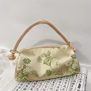 [Ready Stock] Clutch Niche All-Match Retro Handbag Handbag Small Bag