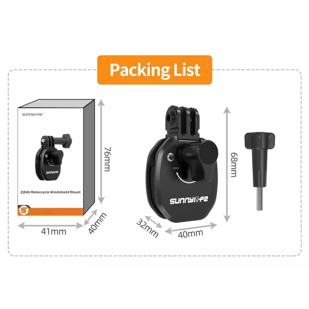 สําหรับ Insta360 X5 คลิปกระจกรถจักรยานยนต์สําหรับ DJI OSMO 360 Action 5 Pro Pocket 3 GoPro Mount อุปกรณ์เสริม thumbnail 9