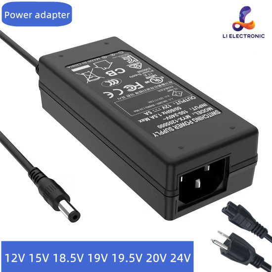 Power Adapter อะแดปเตอร์ AC100-240V AC- DC Power Supply Adapter 12V 15V 19V 19.5V 20V 24V