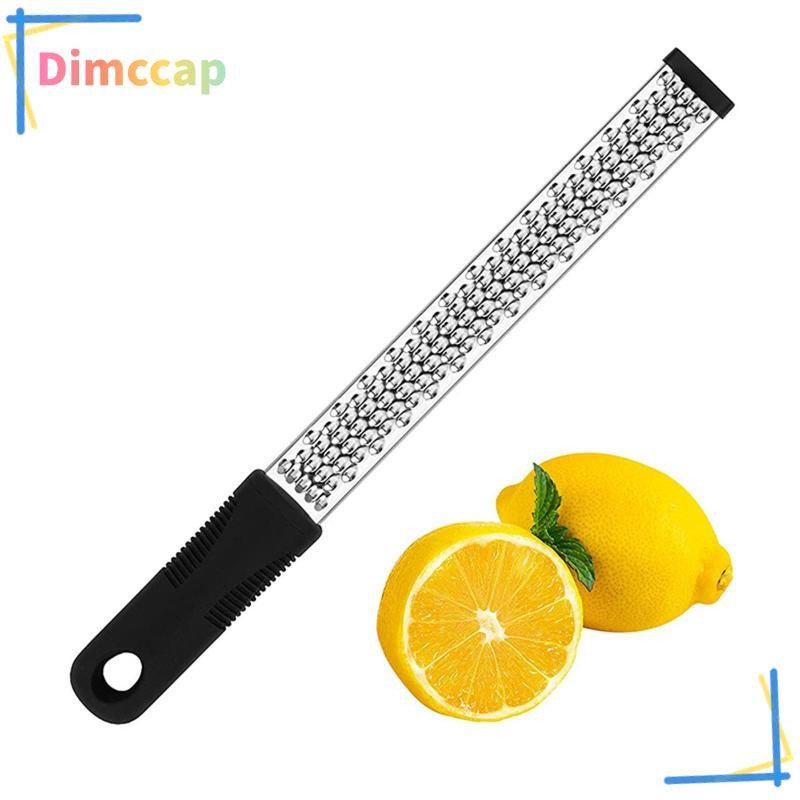 [dimccap] Lemon Zester Handheld Shredder Ergonomic AntiSlip Professional Portable Cheese