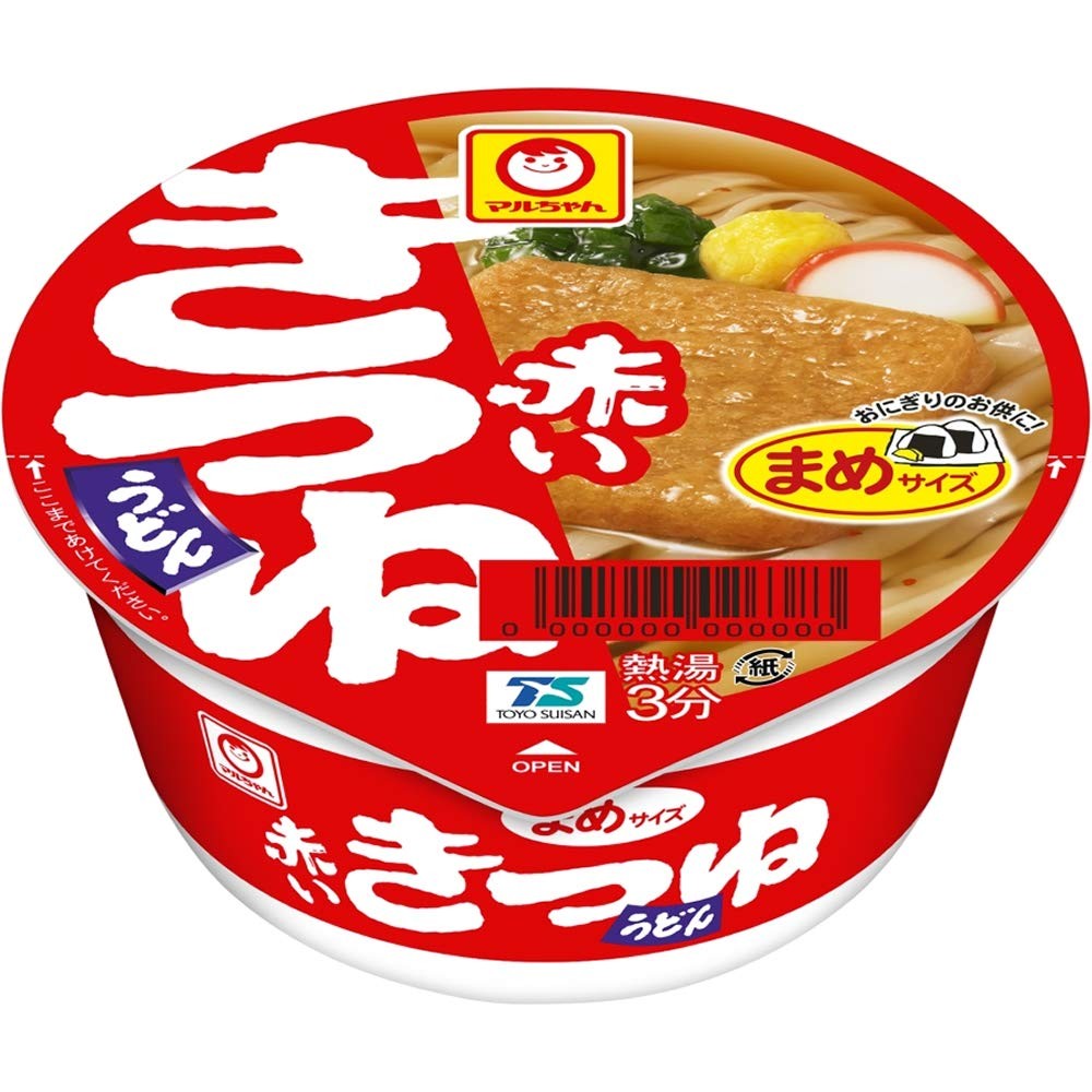 Maruchan Red Bean Kitsune Udon (41g x 12 pieces / Mini Size) Cup Noodles Udon (with fried tofu / Kan