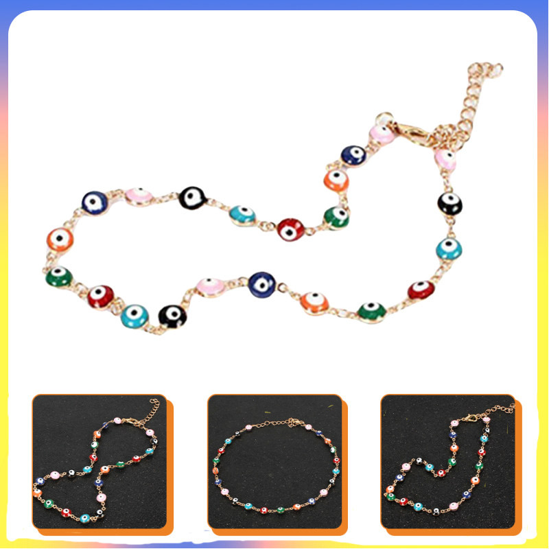 📦 สร้อยคอ Evil Eye สร้อยคอ Choker สำหรับผู้หญิง สร้อยคอ Evil Eye เครื่องประดับ