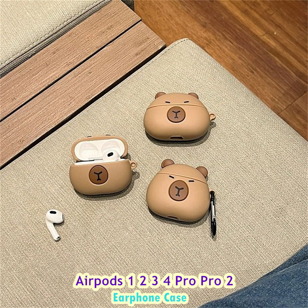 READY STOCK!นําไปใช้กับ Airpods 4 3 2 1 Pro Pro 2 เคส Case เคสหูฟัง การ์ตูนตลก ซิลิโคนนุ่ม เคส เคสหูฟัง NO.7