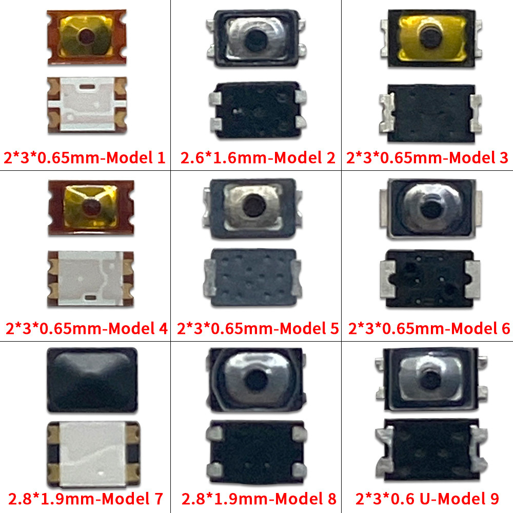 10-50ชิ้นเปิดปิดด้วยสวิทช์ระดับเสียงสําหรับโทรศัพท์ หุ่นยนต์ สําหรับ xiaomi huawei หรือโทรศัพท์มือถือยี่ห้ออื่น 2.8 * 1.9 มม. ปุ่มสวิทช์