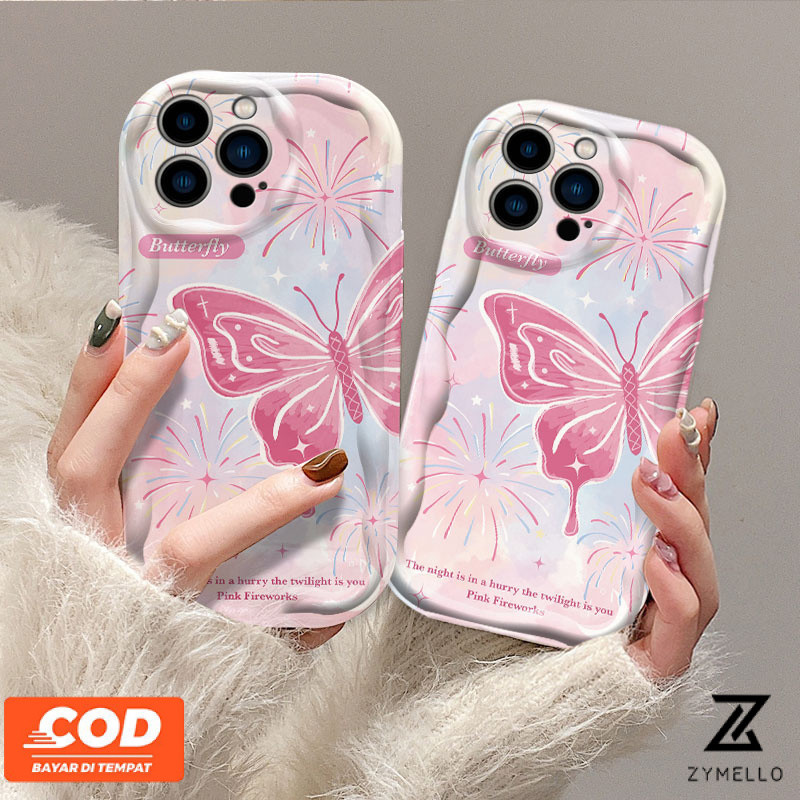 Case OPPO Reno12 F 5G Reno 12 5G Reno12 Pro 5G Reno11 F 5G Reno 11 5G Reno 10 5G Reno 8T 5G Reno 8T 4G Reno 8Z 5G Reno 7Z 5G A3X A38 A18 A60 A79 realme Note 60 Reno8 Reno7 Reno5 Reno4 Reno6 Simple black butterfly shockproof mobile phone case