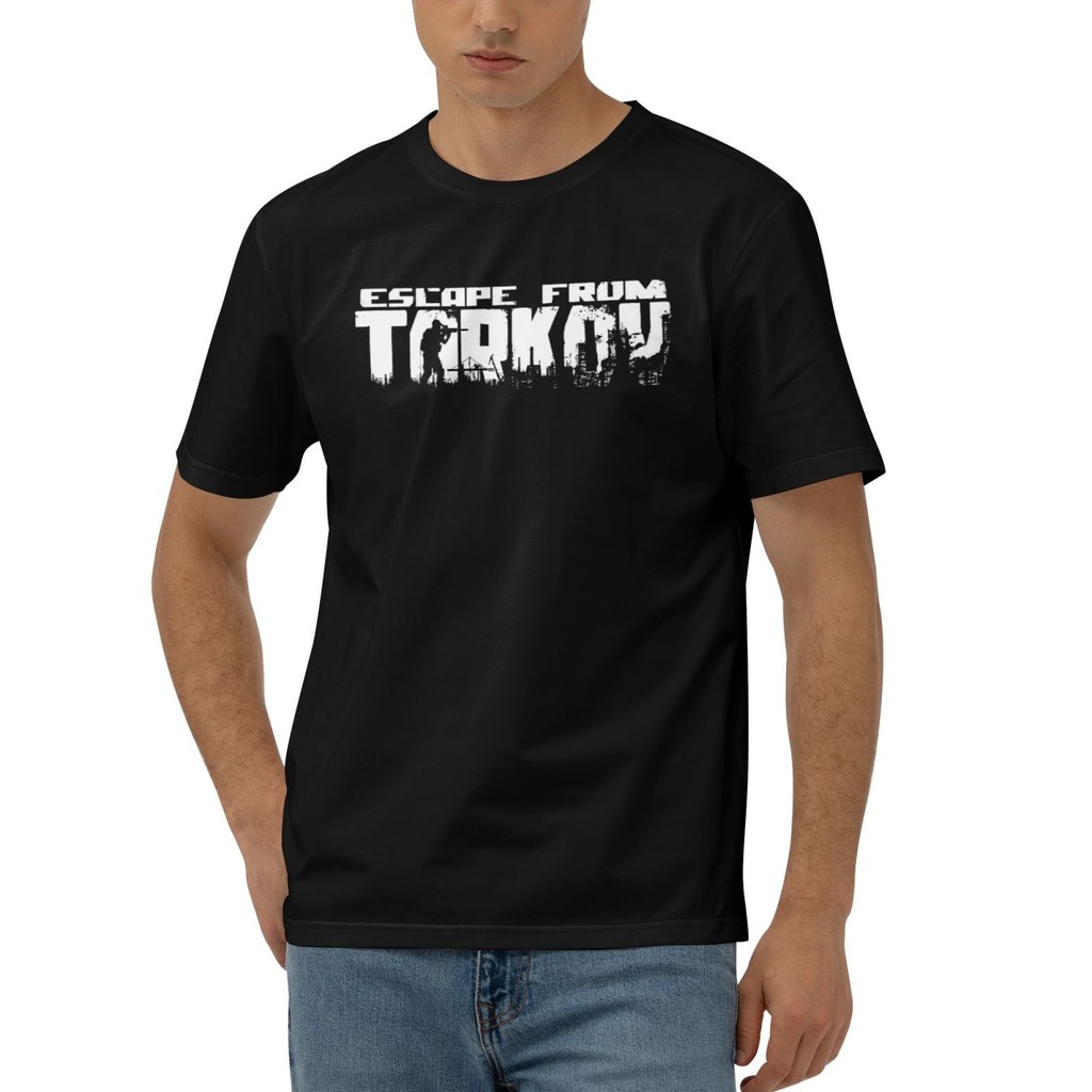 เสื้อผ้าผู้ชายปกติอินเทรนด์หนีจากเสื้อยืดผ้าฝ้าย Tarkov