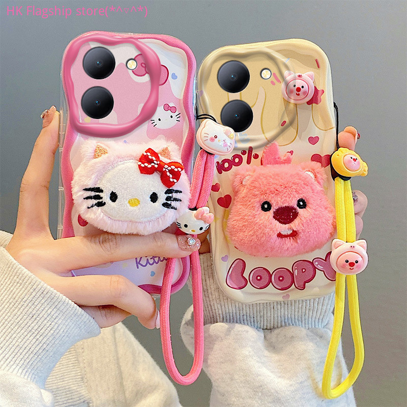 ปลอก เคส vivo Y36 5G vivo Y27 5G เคสโทรศัพท์ซิลิโคนอ่อนนุ่มการ์ตูน PQGGZ