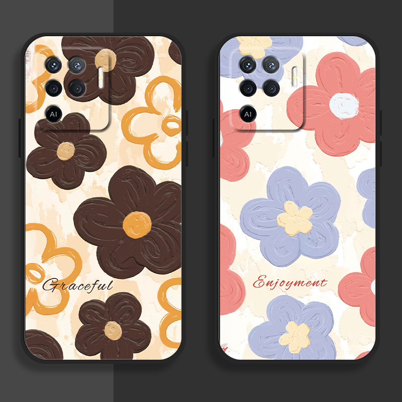 Flower Casing for oppo a94,a72,a92,a93,a95,a96,a91,a83,a79,a78,a77,a76,a75,a74,a73,r9/r5plus,f9s,f9s