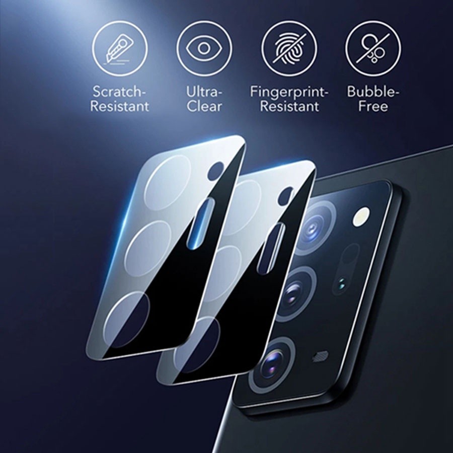 ฟิล์มเลนส์กล้อง แบบเต็ม Full Cover กระจกเทมเปอร์ สำหรับ samsung A03 A05 A05S A13 A14 A15 A22 A24 A25 A34 A35 S25 S24UTLR