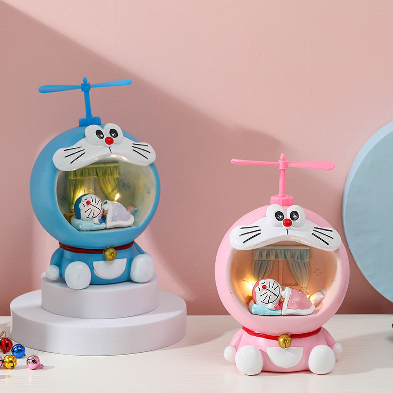ของขวัญวันเกิดเด็ก ตู้นิรภัยเหรียญโดราเอมอนหลายฟังก์ชั่น ไฟกลางคืน ของขวัญสร้างสรรค์ ตู้นิรภัยการ์ตูนสุดน่ารัก ของขวัญวันเกิดสำหรับเด็ก