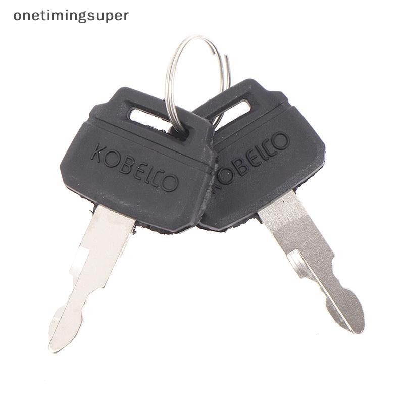 Onetimingsuper 2PCS K250 Key สําหรับ Kobelco Excavator ใหม่ Holland Kawasaki ล้อ Loader กรณี SK-8 OTP