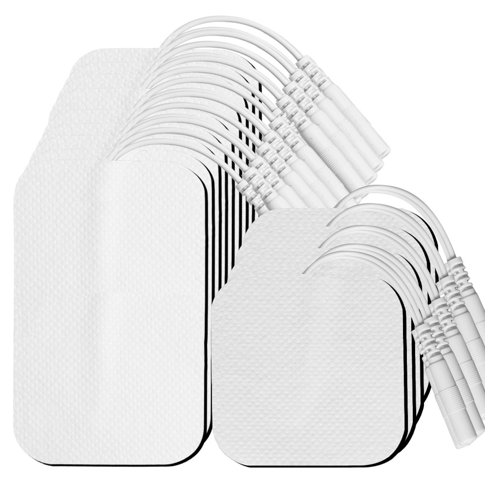 10pcs Tens Electrode Pad Self กาว Tens Pulse นวดกายภาพบําบัด EMS เครื่องกระตุ้นกล้ามเนื้อเปลี่ยนเจล Patch สติกเกอร์นวด