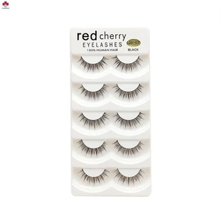 Fluffy Comic Eye Wispy Lashes ผู้หญิงจําลองขนตาปลอม