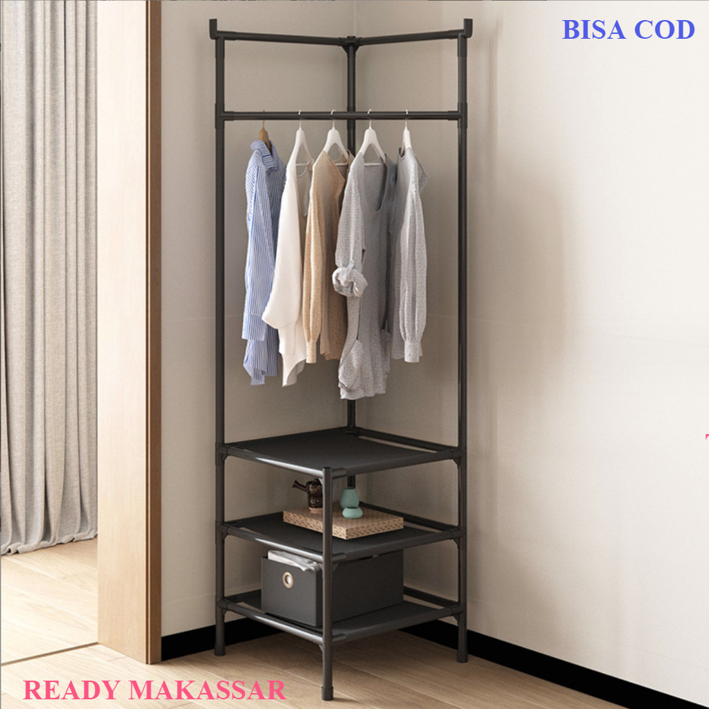 อเนกประสงค์ออนไลน์ - ROOM CORNER SHELF / Y SHAPE SHELF S31 / ที่แขวนอเนกประสงค์ || ผ้าแบบพกพา RACK /