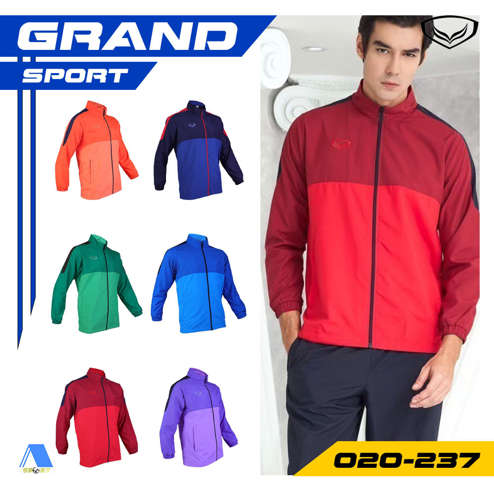 GRAND SPORT 020237 เสื้อแทร็คสูท ผ้าร่ม Track suit WINTER COLLECTION 2024