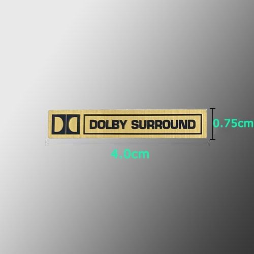♚-♚Dolby DTS เสียงโลโก้โลโก้สติกเกอร์พีวีซีเครื่องขยายเสียงเสียง HIFI, โลโก้รับรอง Dolby ราคา ถูกที่สุด ดีลบีเคเค แกลเลอรีภาพที่ 2