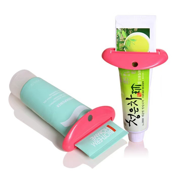 ร้านมิกะ ▏[Lazy Handy Tool] เครื่องบีบยาสีฟันด้วยตนเองในครัวเรือนขนาดใหญ่ที่มีประสิทธิภาพคลิปบีบ Universal Facial Cleanser ครีมทามือเครื่องสําอางตัวอย่าง