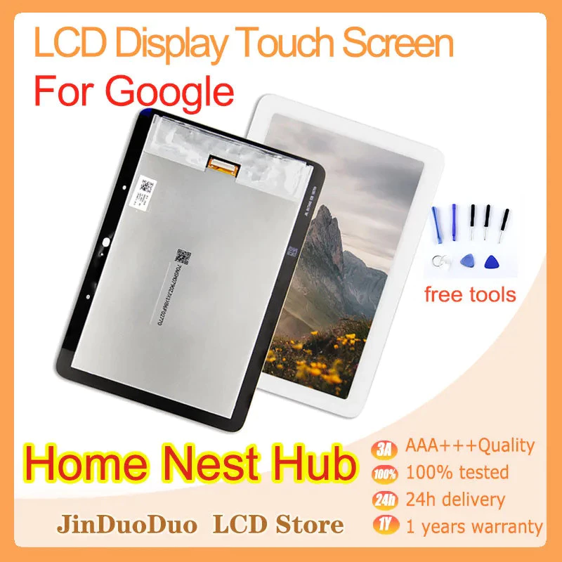 จอ LCD พร้อมทัชสกรีนสำหรับ Google Home Nest Hub Max / Nest Hub First Gen - รูปที่ 1