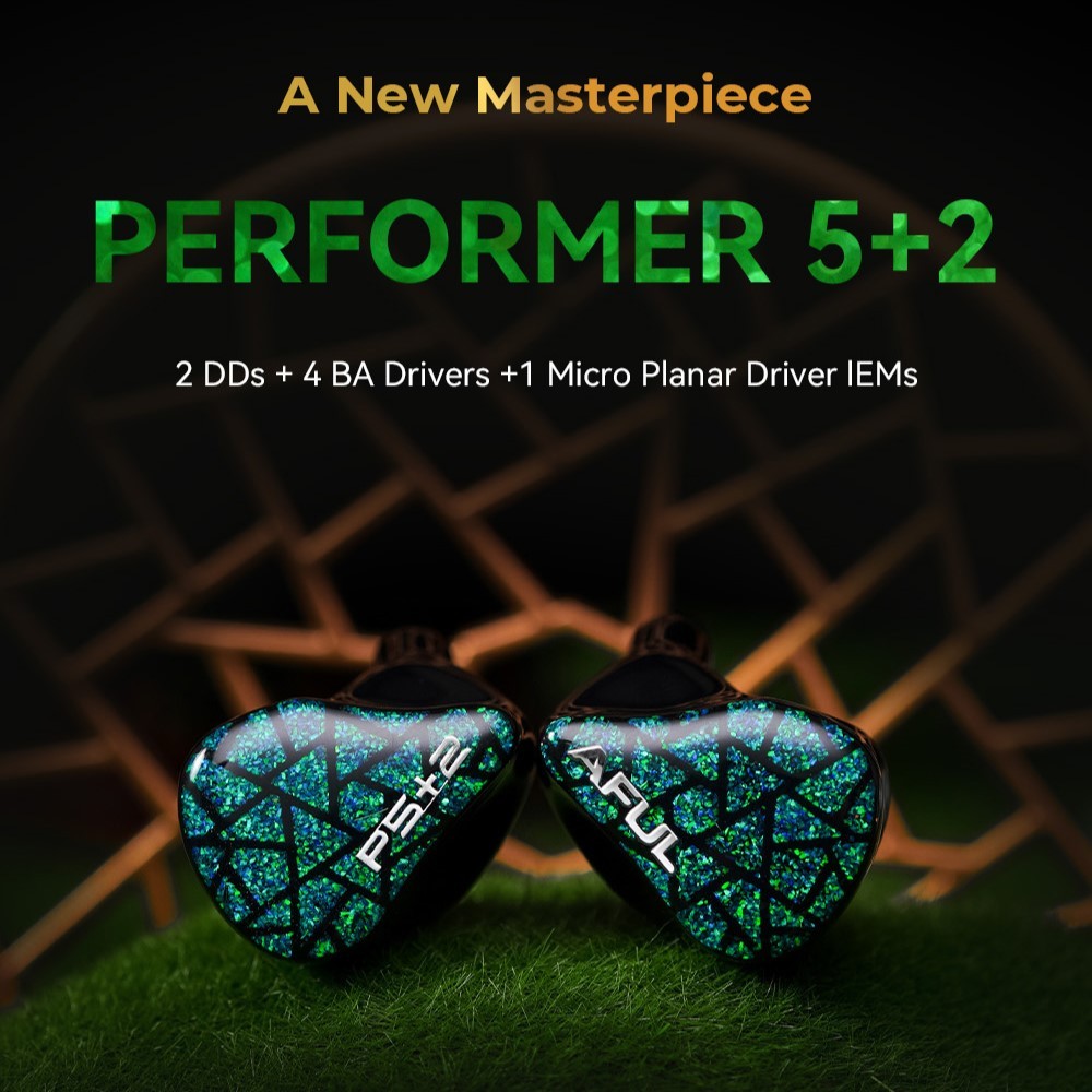 Aful Performer 5+2 / Performer 7 2DD + 4BA + 1Micro Planar In Ear Monitor หูฟัง HiFi แบบมีสาย Hybrid หูฟัง