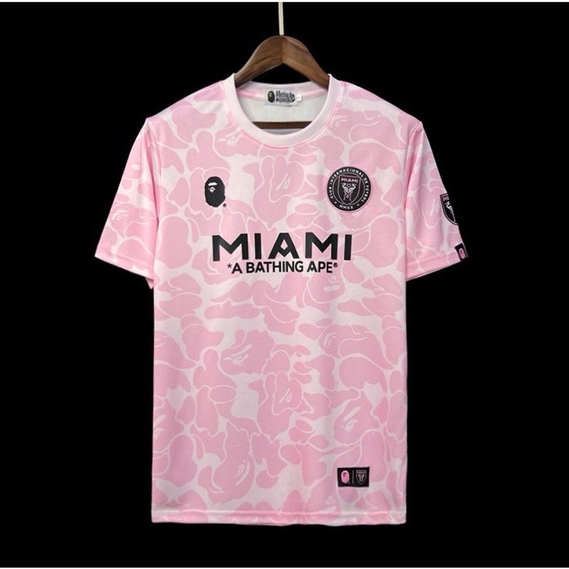 Raya 2024 BAPE X INTER MIAMI PINK Jersey 23/24(คุณภาพสูงสุด)