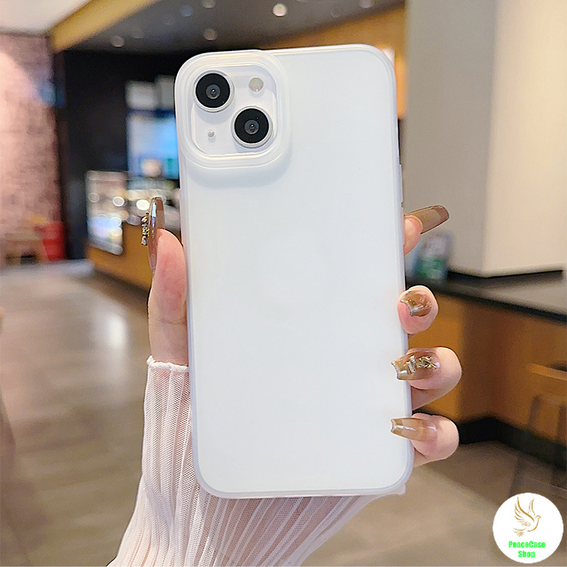 COD-ในไทย🔥เคสแฟชั่น สําหรับ iPhone 7 8 X 11 12 13 14 15 TPU เคสโทรศัพท์ฝ้า กันกระแทก Unisex