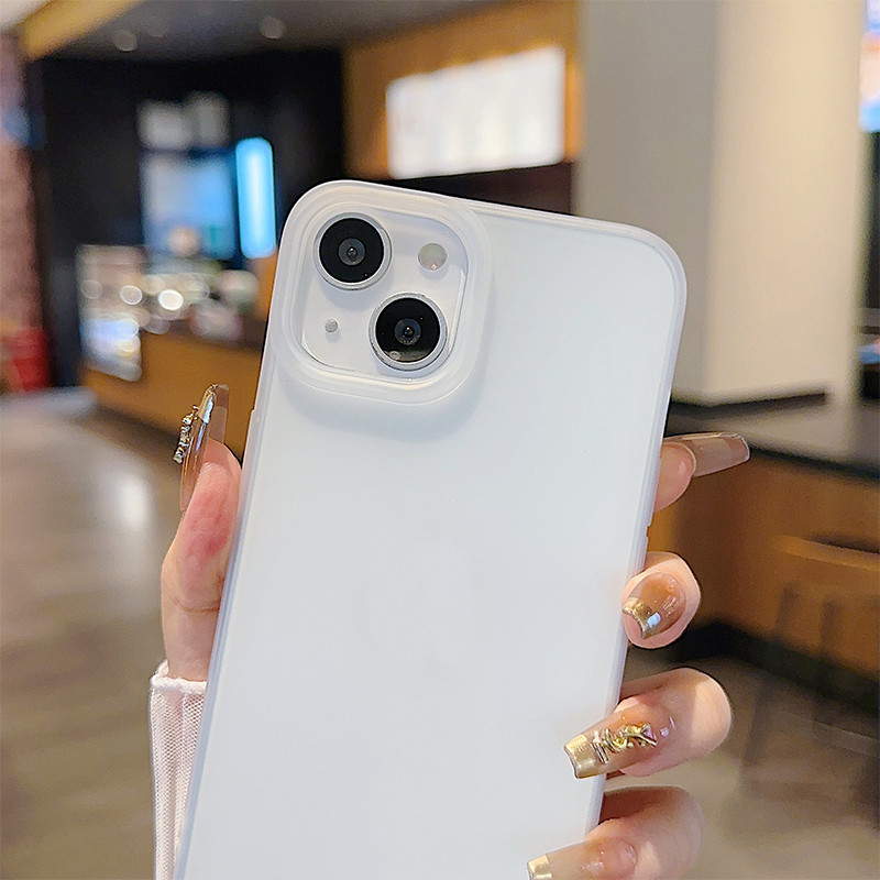 COD-ในไทย🔥เคสแฟชั่น สําหรับ iPhone 7 8 X 11 12 13 14 15 TPU เคสโทรศัพท์ฝ้า กันกระแทก Unisex - รูปที่ 2