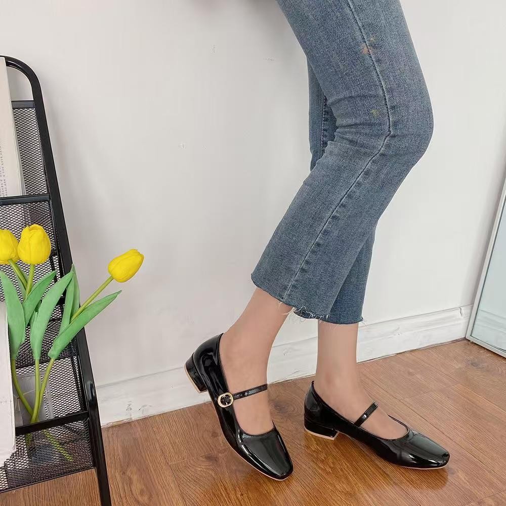 รองเท้าหนังแมรี่เจนมีสไตล์ สบายๆและเรียบง่าย สวมใส่สบาย - รูปที่ 6