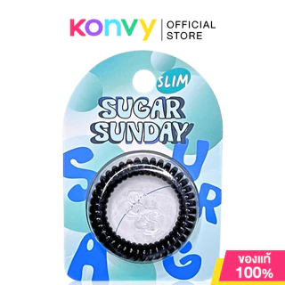 Sugar Sunday Traceless Hair Ties - Slim 1pc ชูการ์ ซันเดย์ ยางรัดผม รุ่นสลิม เหมาะสำหรับผมปกติ-หนา