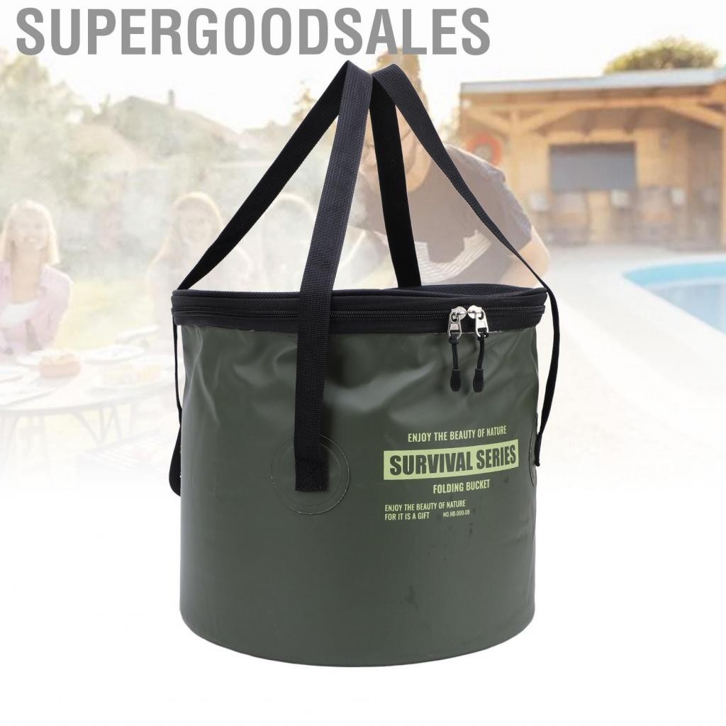 Supergoodsales ผ้าพับถังแบบพกพาDrainingอเนกประสงค์การใช้งานประหยัดพื้นที่สำหรับห้องครัวและรถล้าง