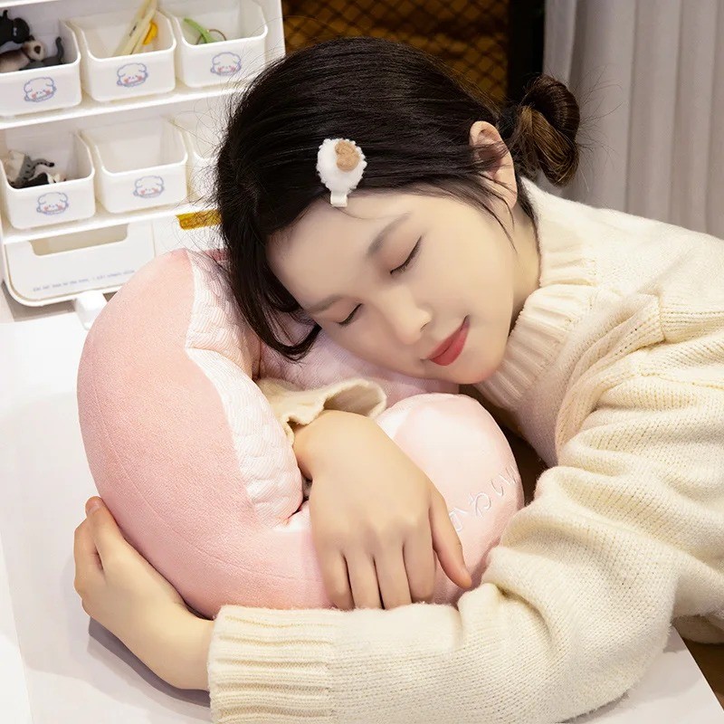 การ์ตูน Kuromi My Melody Cinnamoroll หมอนรองคอรูปตัวยู Pochacco Travel Nap หมอนสํานักงานหมอนสาวของขวัญ