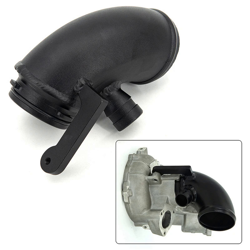 QR ใหม่ Turbo High Flow Inlet Pipe สำหรับกอล์ฟ MK7 GTI Adui S3 A3 Leon MK3 EA888ประสิทธิภาพหลอดเทอร์