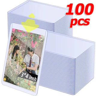 20/50/100 ชิ้น พลาสติก ไอดอล การ์ด แขน / ชายการ์ดเกม / โปร่งใส พีวีซี การ์ดฝาครอบป้องกัน