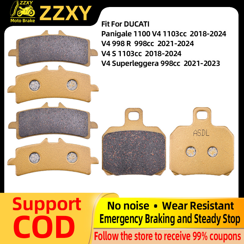 1 ชุดเบรคหน้าและหลังสําหรับ DUCATI Panigale 1100 V4 1103cc 18-24 V4 998 R 998cc 21-24