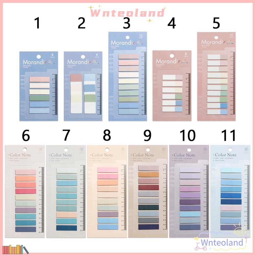 Wnteoland 60/120/200pcs Memo Pad แฟชั่น Tab Strip Index Flags ป้ายแปลกใหม่ DIY หลวมใบ
