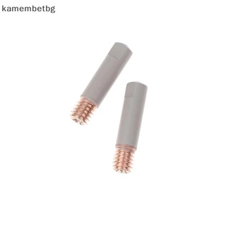 Kamembetbg 2 ชิ้น/เซ็ต 15AK เชื่อมเคล็ดลับใหม่ Coag ป้องกัน 25 มม.M6 แก๊สหัวฉีดเคล็ดลับ 0.8 มม.-1 มม. MIG เชื่อมไฟฉายเชื่อมเครื่องมืออะไหล่ TH