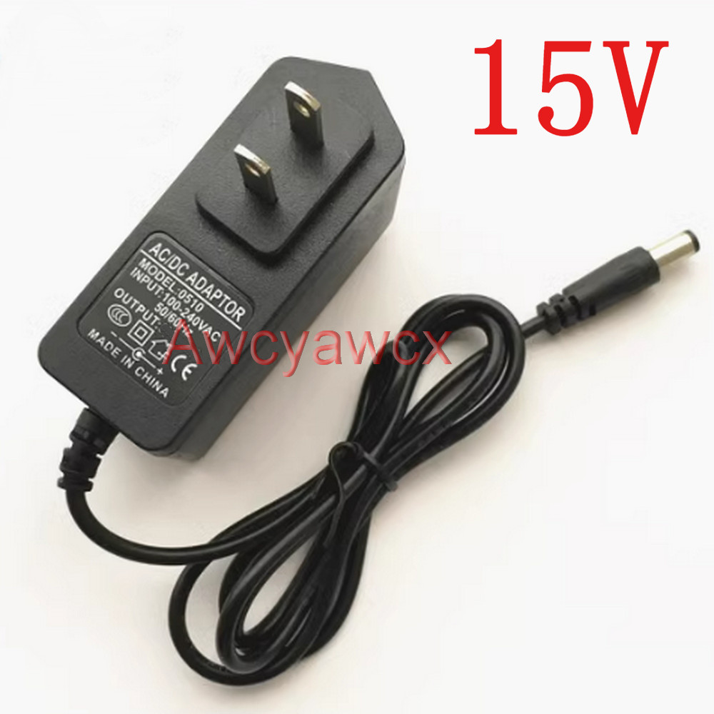 Ac 100V-240V Power adapter DC 15V 1A 0.5A 1000mA 900mA 800mA 700mA 600mA 500mA 400mA 300mA Universal